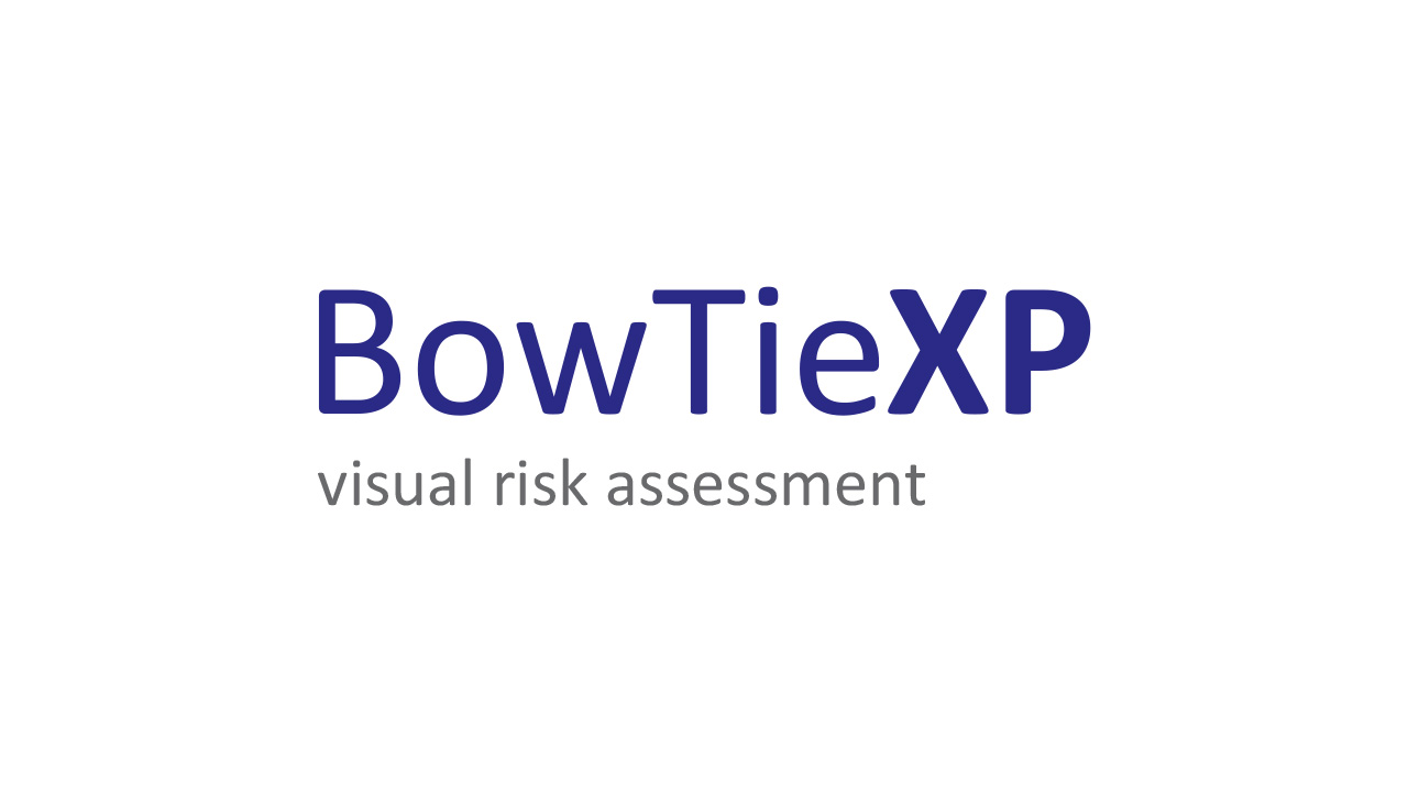 BowTieXP logo, visual risk assessment software